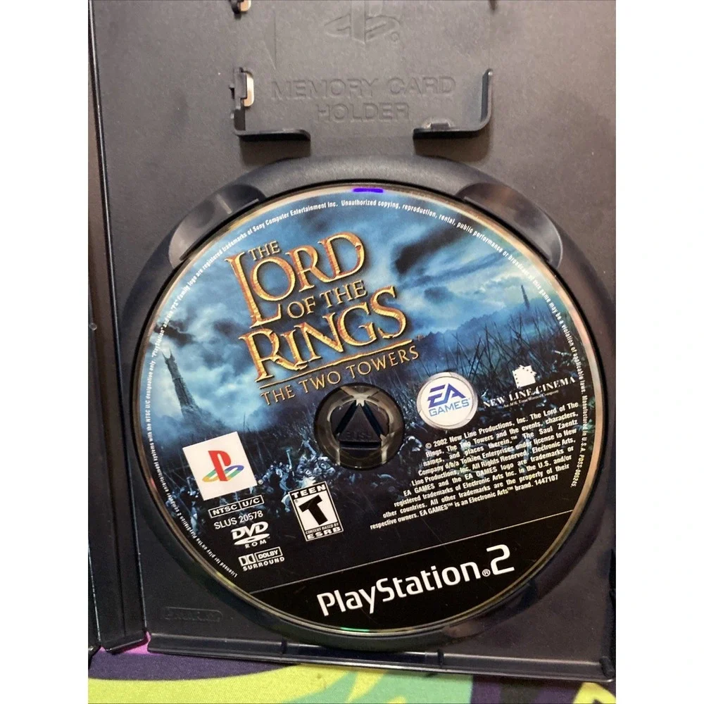 Lord of the Rings: The Two Towers - PlayStation 2 - CIB - Cleaned/Tested